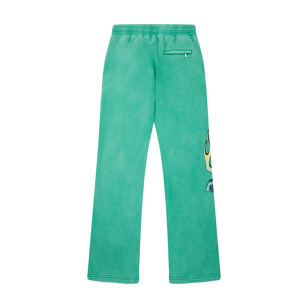 Road Trip Flares Sun Fade Wash (Green)